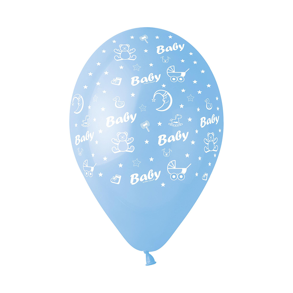 Balon s tiskom Baby toys Baby Blue (33cm 13)