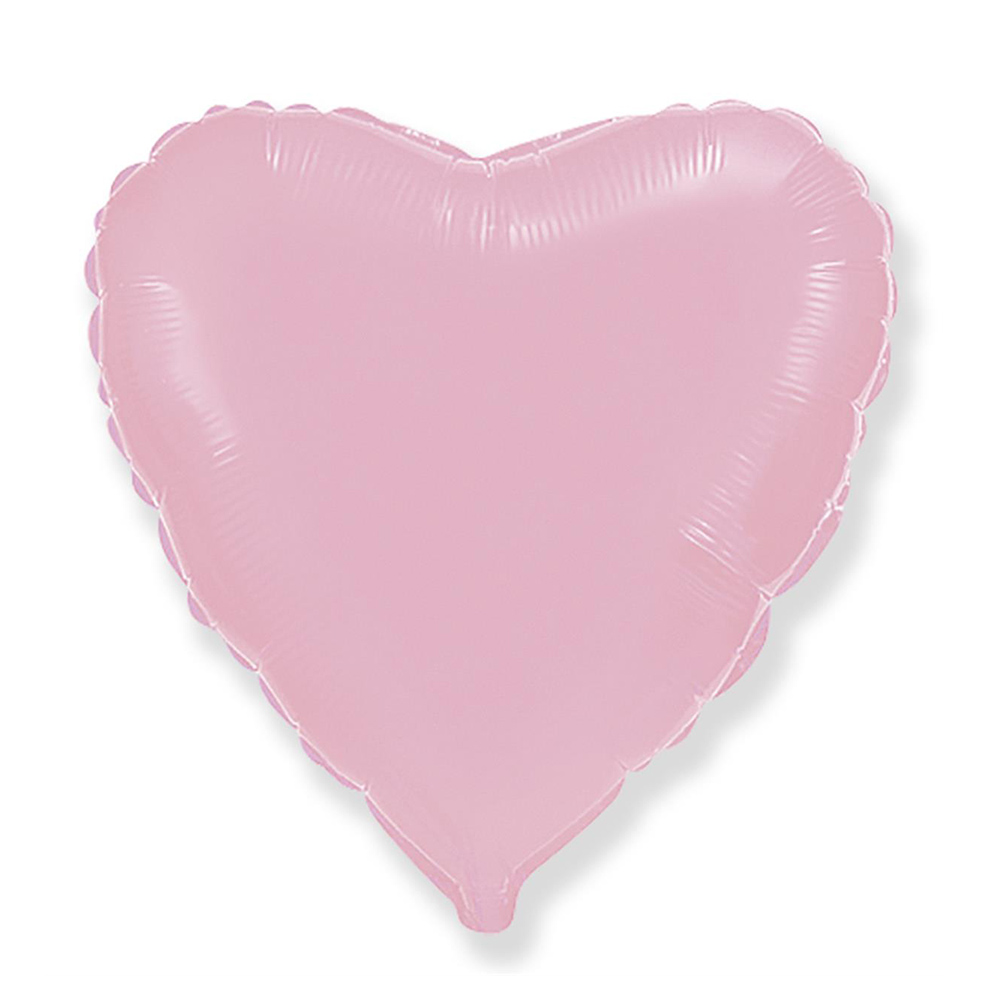 FOLIJA BALON 18 HEART PASTEL PINK PK