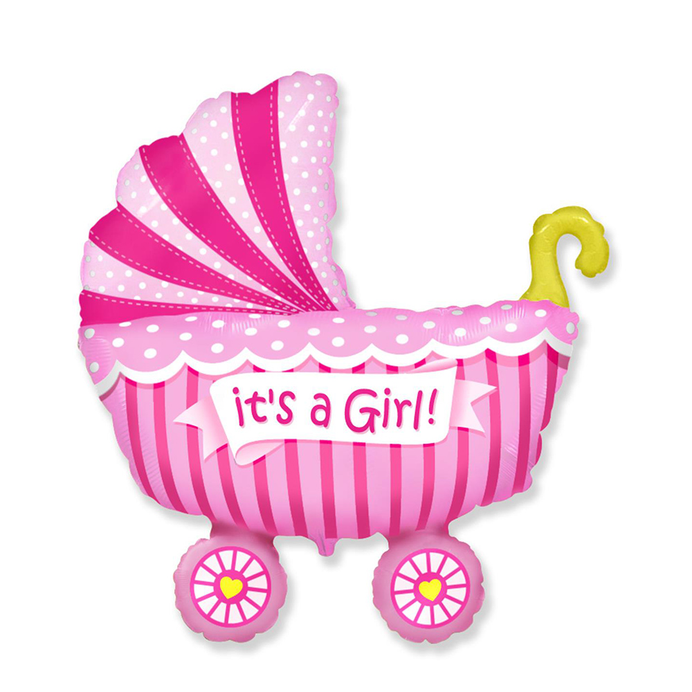 FOLIJA BALON BABY BUGGY GIRL