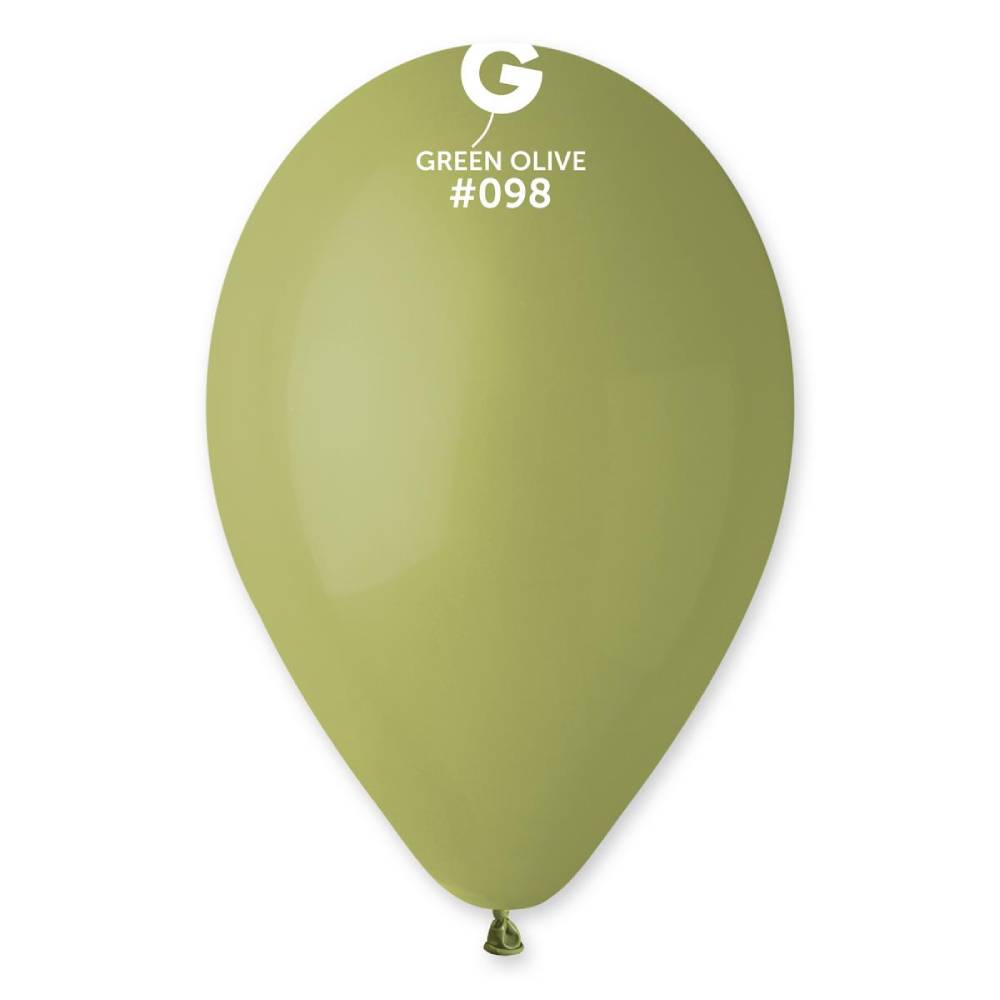 LATEX BALON G120 Green Olive #098