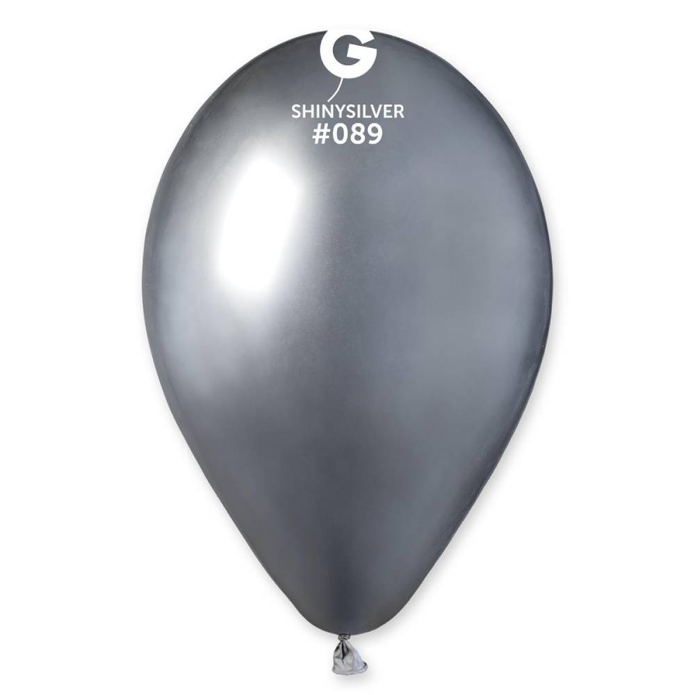 Latex balon GB120 Shiny Silver #089