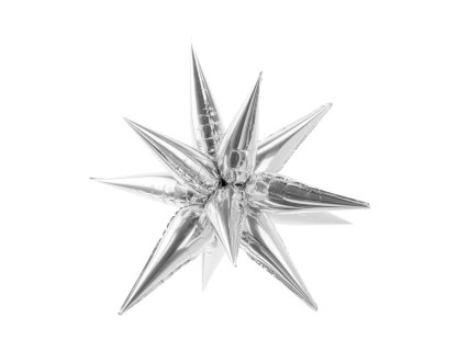 Folija balon 3D star silver